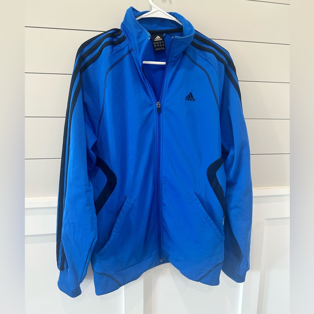 ⚽️ Adidas Men’s Zip Up Jacket w/ Pockets size Small